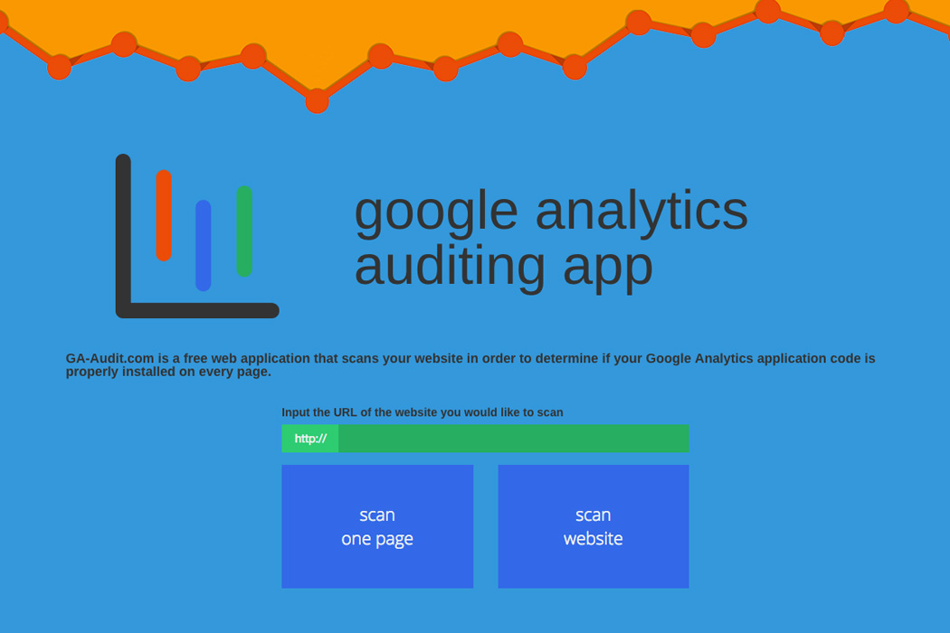 Google Analytics Auditing Website